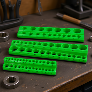 Organizador de Herramientas Magnético de 3 Piezas, Caja de Herramientas de Plástico Verde con Soporte Magnético, Modelo D0100H5ESSX - Product Image 2