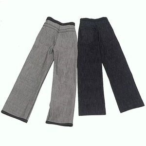 Jeans de Mezclilla Selvedge de 15 oz con Cinco Botones, Estilo Vintage Oscuro, Peso Medio, 100% Algodón, Corte en <span class=keywords><strong>A</strong></span>, Pierna Ancha y Recta para Hombre - Product Image 4