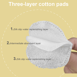 Mẫu Miễn Phí Cotton Hữu Cơ Vòng Pad Dùng Một Lần Hai Mặt Đồng Bằng Trang Điểm Remover Cho Chăm Sóc Cá Nhân Chăm Sóc Da Mặt Miếng Bông - Product Image 2