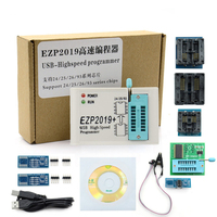 Nuevo Programador SPI USB de Alta Velocidad EZP2019 Compatible con 24 93 EEPROM 25 Flash BIOS Chip+5 Sockets Set Completo H224