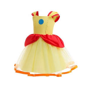 Vestido de Princesa de Fantasía para Niñas, Disfraz de Elsa, <span class=keywords><strong>Anna</strong></span>, Blancanieves, para Cosplay, Fiesta de Cumpleaños, Poliéster - Product Image 4