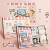 Carnet de notes A5 avec stylo et stylo, coffret cadeau, Kawaii, pour enfants, mignon, agenda, vente en gros, personnalisé