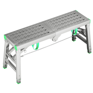 Escabeau moderne en aluminium, silencieux, pliable, télescopique, échafaudage, établi, pour lavage de voiture, marchepied pour camping-car - Product Image 6