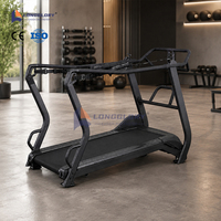 Tapis de course intérieur non motorisé Hyrox de haute qualité pour entraînement de sprint et de résistance, idéal pour les salles de sport commerciales