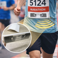 Étiquette UHF passive RFID jetable en mousse pour chronométrage de course (marathon, cyclisme)