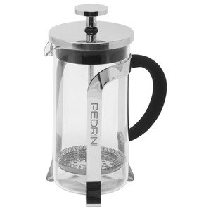 PEDRINI - Barattolo per Infusi in Acciaio Inox e Vetro Borosilicato da 350ML - Product Image 1