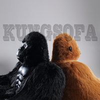 Canapé gonflable pliable de 3m, canapé-lit King Kong Gorilla, confortable, salon pour famille et bureau
