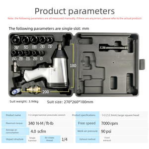 <span class=keywords><strong>Clé</strong></span> <span class=keywords><strong>à</strong></span> chocs <span class=keywords><strong>pneumatique</strong></span> bon marché de haute qualité avec les outils pneumatiques <span class=keywords><strong>à</strong></span> couple le plus puissant - Product Image 5