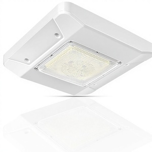 150W ไฟ LED ติดหลังคา21000LM 5700K พื้นผิวติดแก๊สสถานีทางเข้าโกดัง IP65กันน้ำ100-277V DLC สำหรับ - Product Image 1