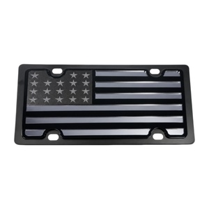 Nueva <span class=keywords><strong>Placa</strong></span> de Matrícula de Acero Inoxidable Pulido: Acrílico 3D Cortado con Láser, EE. UU. <span class=keywords><strong>Placa</strong></span> de Matrícula Táctica Negra (Venta al Por Mayor) - Product Image 1