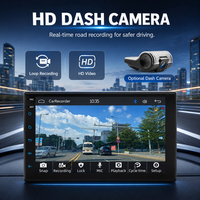 Autoradio Android 7 pouces avec CarPlay sans fil, Android Auto, navigation GPS, Mirror Link, radio FM AM RDS, lecteur MP5