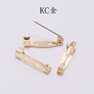Épingles de sûreté en fer avec trous 15mm 20mm 25mm 30mm 35mm pour la fabrication de bijoux, broches DIY, argent, or, bronze antique, blanc KKC - Product Image 3