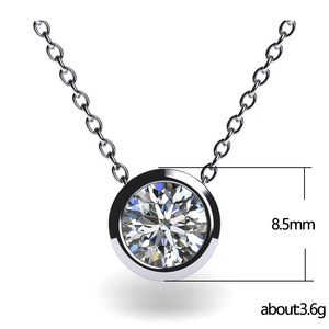 Collana Pendente Minimalista a Bolle per Donna, Semplice Catena Rotonda Geometrica per Clavicola, Accessorio Versatile per Collo Corto - Product Image 2