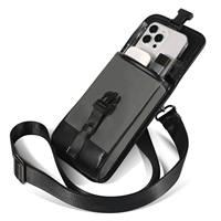 Sac à bandoulière personnalisé de créateur pour téléphone portable, sacoche tactique étanche avec boucle pour homme Luxe pour iPhone 16 Samsung S25