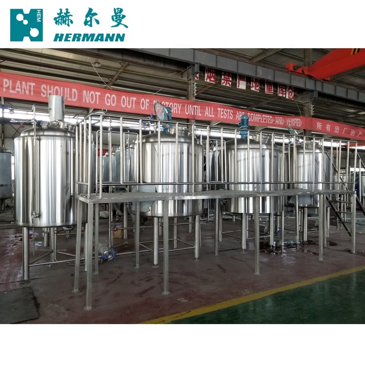 1000L Production D'alcool D'acier Inoxydable D'équipement 304 Cuve de Fermentation Industrielle Équipement De Brassage