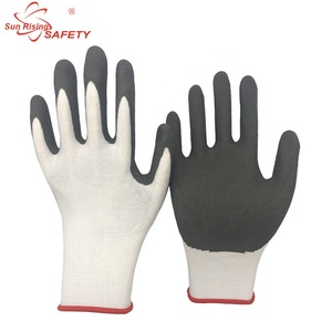 Gants de sécurité SRsafety en mousse de polyester bon marché, enduits de <span class=keywords><strong>latex</strong></span>, pour la construction, le jardinage, pour femmes, Guantes De Seguridad - Product Image 1