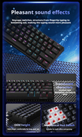 Teclado Mecánico Ajazz NK61 60% Intercambiable en Caliente, Iluminación RGB Programable, Teclado para Juegos con Cable Personalizado con Correa Decorativa