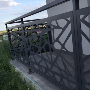 Tấm rào thép mạ kẽm cắt laser, sàn riêng tư ngoài trời, cầu thang, ban công, lan can, hàng rào - Product Image 1