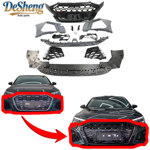 Parti di Alta Qualità per <span class=keywords><strong>Audi</strong></span> <span class=keywords><strong>A3</strong></span>, Upgrade a RS3, Paraurti Anteriore, Fari LED, Griglia, Ottimo Rapporto Qualità-Prezzo - Product Image 1