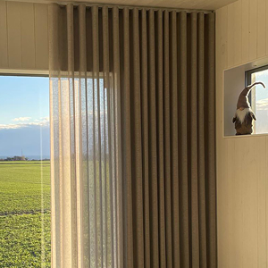 Tùy chỉnh thực hiện Linen Kết cấu vải tuyn rèm cửa hiện đại phong cách sang trọng Voile vải rèm phòng ngủ độc quyền trang trí - Product Image 2