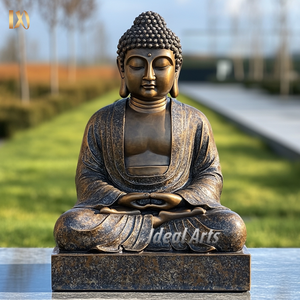 Statue de <span class=keywords><strong>bouddha</strong></span> en laiton bronze sculptée à la main sur mesure <span class=keywords><strong>pour</strong></span> l'extérieur - Product Image 4