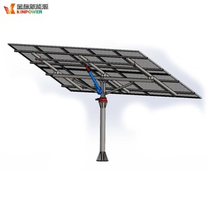 Dix petits panneaux solaires photovoltaïques avec support de suivi à double axe - Product Image 2