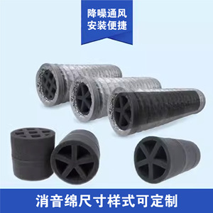 Coton insonorisant Amy Foam Pipe 125*125*40mm pour conduits de ventilation - Product Image 3