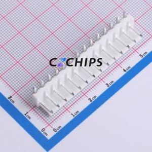 VH-14AW Wire-to-Board Pin Header Bent Lead Through Hole,P=3.96mm Connector 1x14P 3.96mm Right Angle Insert 14P - Product Image 1