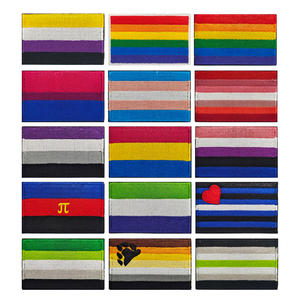 Arco Iris bandera Gay transgénero multicolor bandera bordado parches - Product Image 2