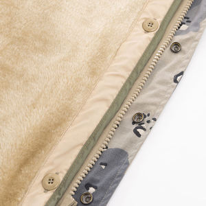 <span class=keywords><strong>M65</strong></span> Field Jacket Sudadera con capucha de invierno Ripstop Tactical Jacket Warm Fleece N/C Coat con capucha desmontable Forro de lana suave extraíble - Product Image 5