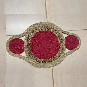 Chemin de table rustique long de taille personnalisée, couverture de table en jute bohème, chemin de table en jonc de mer tressé à la main naturel du Vietnam fabriqué en BD - Product Image 5