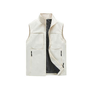 Chaleco utilitario para hombre, chalecos de pesca Softshell ligeros, chaqueta sin mangas impermeable a prueba de viento - Product Image 6