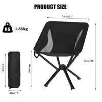 Chaise de camping portable pliable et légère personnalisée chaise de randonnée ultralégère pour le camp en plein air