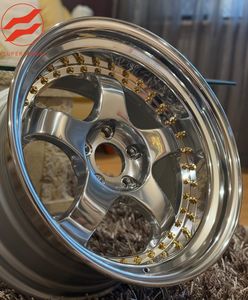 Jantes de Roues en Alliage d'Aluminium Forgé SW <span class=keywords><strong>18</strong></span> 19 20 Pouces, 5x114.3 5x120, 2 Pièces à Bord Profond, Argent Chromé, de Rechange pour Voitures Particulières - Product Image 2