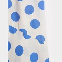 Robe maxi sans manches à pois multicolores pour femmes