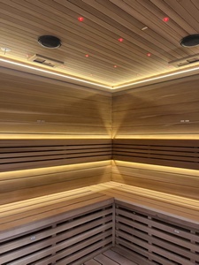 <span class=keywords><strong>Sauna</strong></span> Eléctrica Infrarroja de Diseño Moderno con Madera de Hemlock Sólida para Recuperación de Salud <span class=keywords><strong>en</strong></span> Interiores y Terapia de Iones de Oxígeno para el Cuidado Corporal - Product Image 3