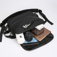 Sac bandoulière imperméable en tissu Oxford avec rabat, grande capacité, sac de sport pour homme - Respirant, mode urbaine, voyage d'affaires