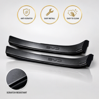 Nouvelles protections de seuil de porte en TPE pour Yuan Plus Atto 3 2022-2025 – Protection anti-rayures pour seuil de portière, pièces intérieures de véhicule électrique, 4 pièces