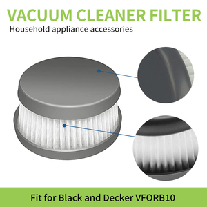Blacks Deckers VFORB10 pièces d'aspirateur de <span class=keywords><strong>rechange</strong></span> filtre à cartouche réutilisable lavable Options d'alimentation batterie électrique manuel gaz - Product Image 5