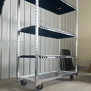 व्हील बैरो डैनिश ट्रॉली इलेक्ट्रिक व्हीलबैरो फूल ट्रॉली डच ट्रॉली फर्नीचर चलती उपकरण रथ - Product Image 5