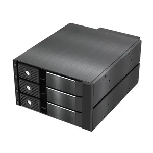 <span class=keywords><strong>Rack</strong></span> Móvil para Disco Duro SATA SAS de Aluminio de 3x3.<span class=keywords><strong>5</strong></span> Pulgadas para Bahía de Unidad Óptica de <span class=keywords><strong>5</strong></span>.25 Pulgadas - Product Image 1