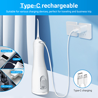 Nettoyeur dentaire sans fil rechargeable électrique à 4 modes, étanche IPX7, irrigateur buccal portable