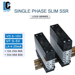 Điều chỉnh điện áp 0-250vac mới mỏng 0-10V 4-20mA 0-5V điều khiển một pha Rơle trạng thái rắn 10A 25A 40A 50A 60A 80A - Product Image 2