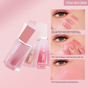 Rubor Líquido Sedoso de Alta Pigmentación, Resistente al Agua y de Larga Duración, Marca Privada GIGI ROSE GB08, 6 Colores, Venta al por Mayor de Fábrica - Product Image 4