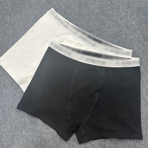 CELINNE Stretch Mens <b>Boxer</b> Briefs Soft Breathable <b>Trunk</b> <b>Boxer</b> Shorts Underpant Mid Waist white Men's Underwear - Product Image 3