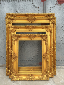 Custom Handmade Gold Color Wooden Luxury Creative UV Printed Vintage Big Size Wall <strong>Photo</strong> <strong>Frame</strong> for Art <strong>Gallery</strong> - Product Image 4