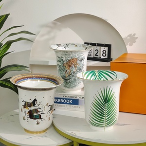 Vases en céramique de luxe pour la décoration de la maison, style européen, vente en gros, décoration pour mariage et fête - Product Image 5