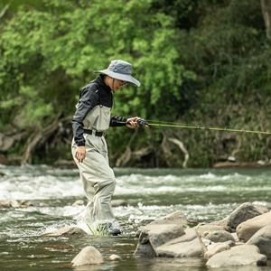 WST Waders de pêche combinaison de <span class=keywords><strong>chasse</strong></span> 3 couches imperméable respirant Wading pantalon taille poitrine pêche à la mouche - Product Image 4