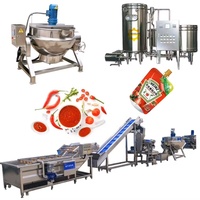 Machine à Sauce Tomate à Haute Productivité/Ligne de Production de Concentré de Tomate/Machine de Fabrication de Pâte de Tomate