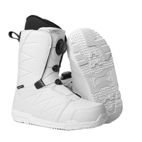 Chaussures de snowboard et raquettes à neige avec boucle à ressort, imperméables, en PU durable, pour le ski d'hiver et les sports de plein air